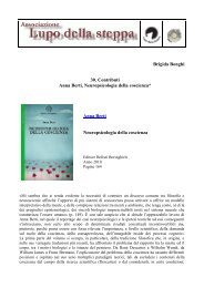 Anna Berti, Neuropsicologia della coscienza