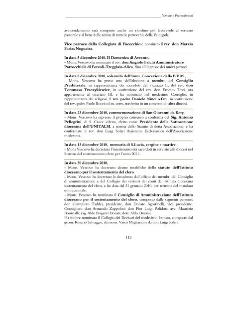 Bollettino Diocesano 2010_Testo.pdf - Webdiocesi