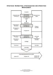 strategie: normatives, strategisches und operatives management