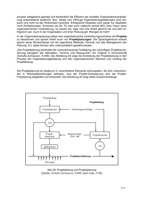 Organisationsgrundlagen: Wandel der Organisation