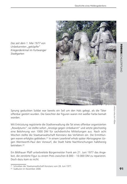 Die lange Geschichte eines Heldengedenkens – das Kriegerdenkmal im ...