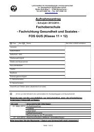 FOS GUS (Klasse 11 + 12) - Schulportal Bremerhaven