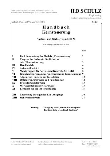 H.D.SCHULZ - schulz-engineering.de