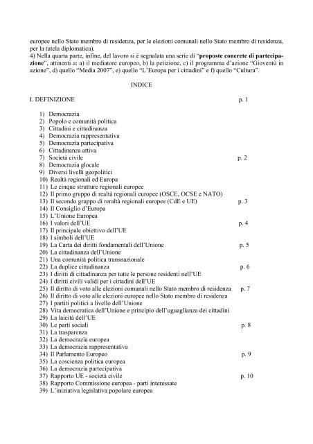 cittadinanza attiva - Archivio "Pace diritti umani"