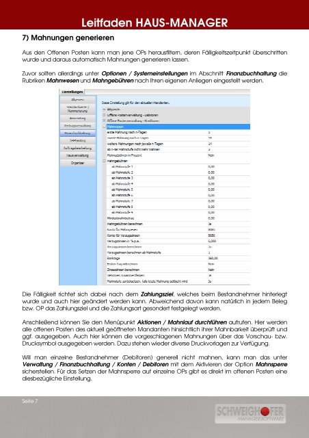 HAUS-MANAGER - SCHWEIGHOFER Manager