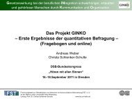 Ergebnisse der GINKO-Fragebogenaktion - Deutscher Gehörlosen ...