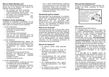 Verbundausbildung in Elektroberufen - Schweriner Bildungswerkstatt