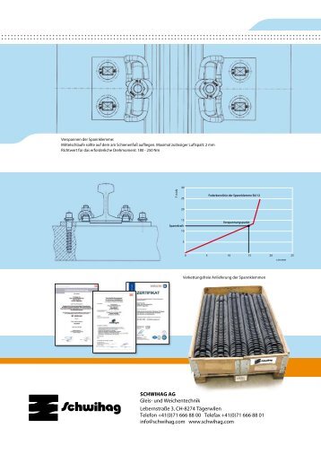 InnoVatIVe GleIS- und WeIchentechnIk - Schwihag