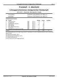 Protokoll - 2. Abschnitt - Schwimm-Club Chemnitz von 1892 eV