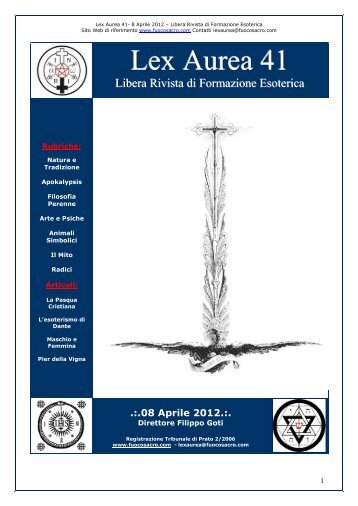 Lex Aurea 41 - Fuoco Sacro