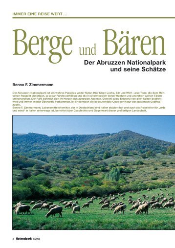 Der Abruzzen Nationalpark und seine Schätze - Erde und Wind