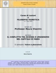 Professor Mauro Visentin - Facoltà di lettere e filosofia