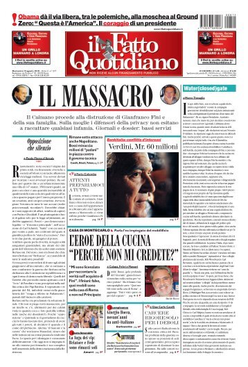 l'eroe della cucina “perché non mi credete?” - Sezione Anai di Modena