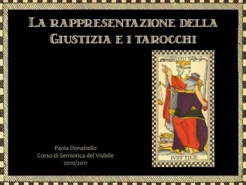 La rappresentazione della Giustizia e i tarocchi - semioticadelvisibile