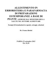 Parma 2 PREPARAZIONI erboristiche capsule, sciroppi. liqui… - Senaf