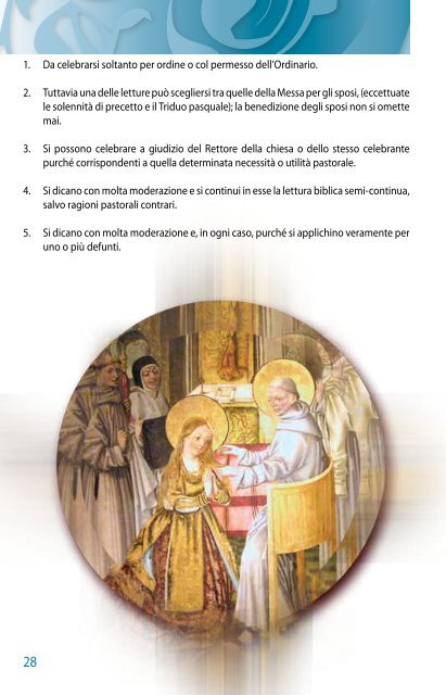 Agenda Liturgica - Provincia di San Michele Arcangelo