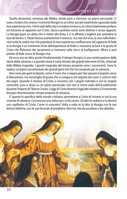 Agenda Liturgica - Provincia di San Michele Arcangelo