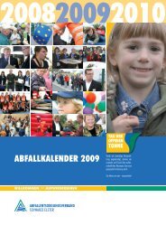 ABFALLKALENdER 2009 - Abfallentsorgungsverband Schwarze ...