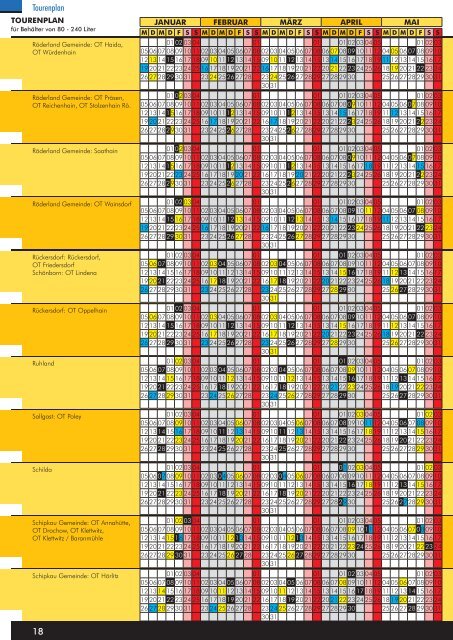 ABFALLKALENdER 2009 - Abfallentsorgungsverband Schwarze ...