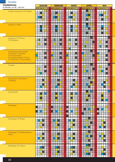 ABFALLKALENdER 2009 - Abfallentsorgungsverband Schwarze ...