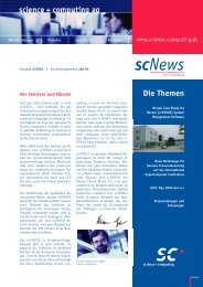 scNews - Science und Computing AG