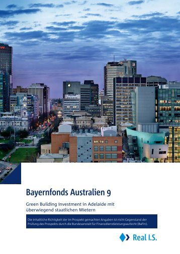 Bayernfonds Australien 9 Verkaufsprospekt - Real IS