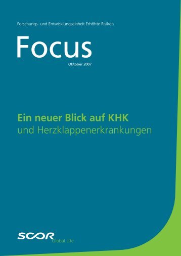 Ein neuer Blick auf KHK und Herzklappenerkrankungen - Scor