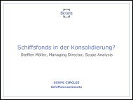 Schiffsfonds in der Konsolidierung? - Scope