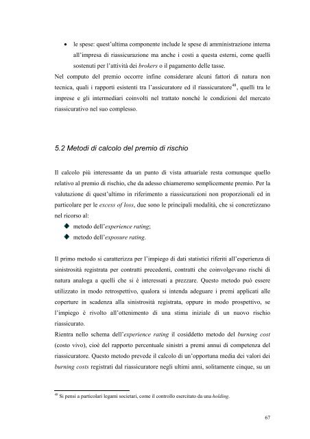 (Fac-simile frontespizio tesi di laurea specialistica) - Scor