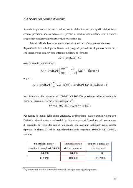 (Fac-simile frontespizio tesi di laurea specialistica) - Scor