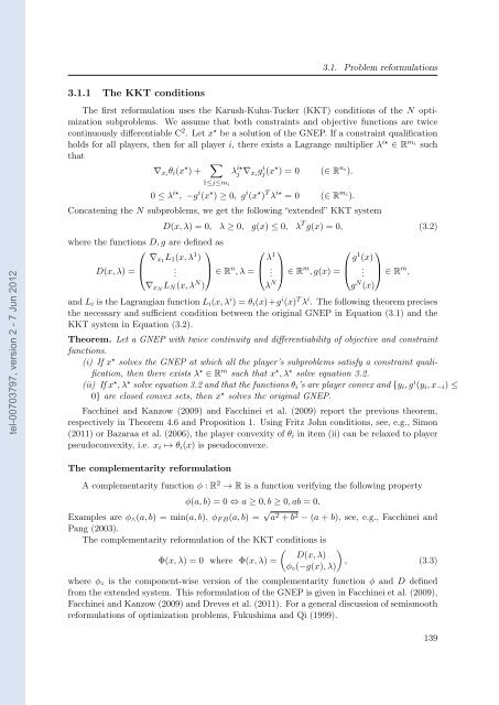 Etude des marchés d'assurance non-vie à l'aide d'équilibres de ...