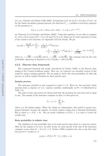 Etude des marchés d'assurance non-vie à l'aide d'équilibres de ...