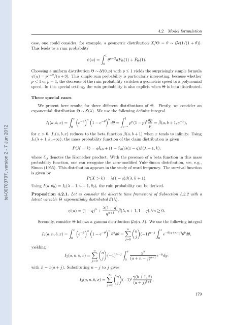 Etude des marchés d'assurance non-vie à l'aide d'équilibres de ...