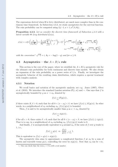 Etude des marchés d'assurance non-vie à l'aide d'équilibres de ...