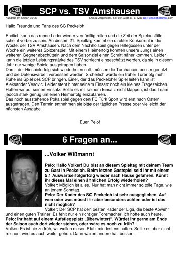 Der Peckeloher Saisonausgabe 07_2005_2006 - SC Peckeloh