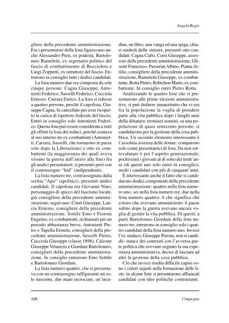 "l'impegno" in formato pdf - Istituto per la storia della Resistenza e ...