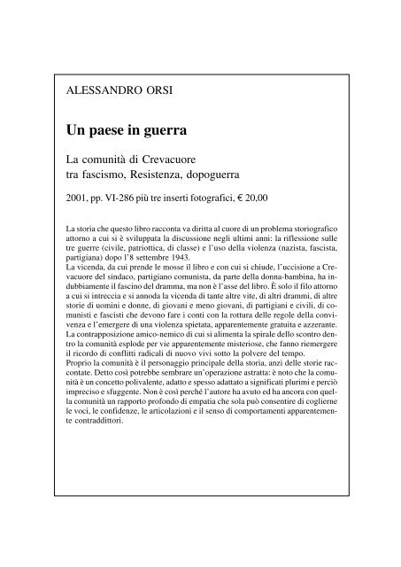 "l'impegno" in formato pdf - Istituto per la storia della Resistenza e ...