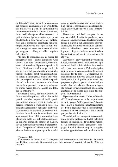 "l'impegno" in formato pdf - Istituto per la storia della Resistenza e ...