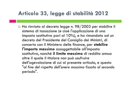 Contributo dott.ssa Maiani - Ministero del lavoro, salute e politiche ...