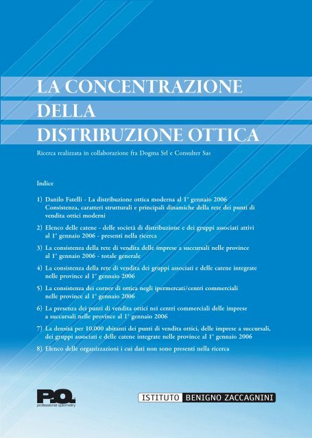 La concentrazione della distribuzione ottica - Professional Optometry