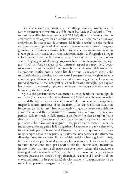 Strumenti di ricerca per gli archivi fra editoria ... - Trentino Cultura