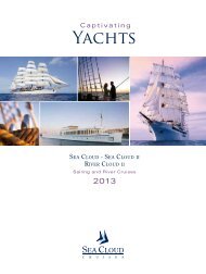 Yachts - Sea Cloud Cruises
