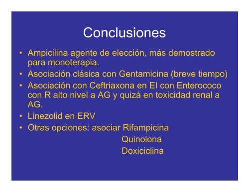 Tratamiento de Enterococos ¿Qué opciones tenemos?