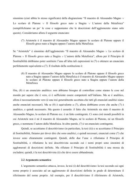 Saul Kripke: la teoria del riferimento diretto - Scienze della Formazione