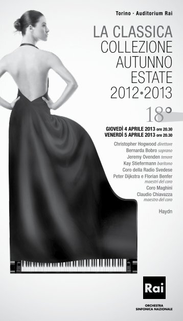 Programma - Orchestra Sinfonica Nazionale della RAI - Rai.it