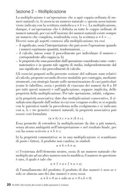 Guida Nel mondo dei numeri e delle operazioni 2 - Edizioni Centro ...