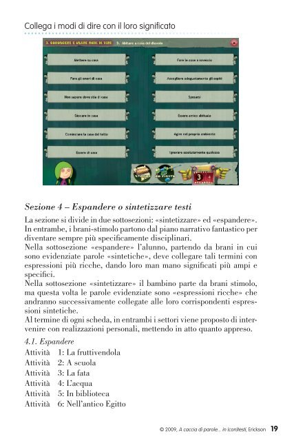 Guida A caccia parole... in (con)testi - Edizioni Centro Studi Erickson
