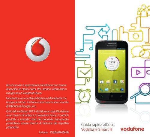 Guida rapida all'uso Vodafone Smart III