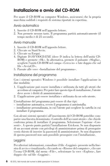 Guida Nel mondo dei numeri e delle operazioni 4 - Edizioni Centro ...