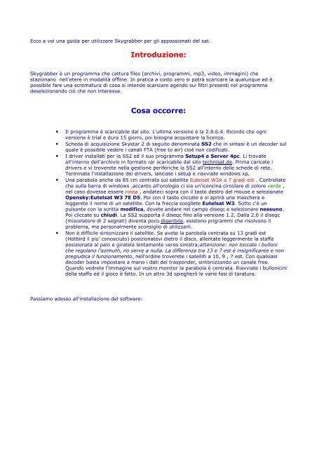 OFFLINE SKYSTAR 2 SCARICA